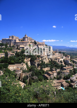 Gordes Medieval hilltop village in Lubéron Vaucluse Provence Francia Foto Stock