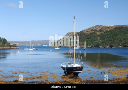 Loch Gairloch a Badachro, Wester Ross. Scottins Highlands. XPL 3494-340 Foto Stock