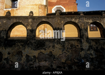 El Sagrario, la chiesa cattolica romana e la chiesa cattolica, il cattolicesimo romano, città di Patzcuaro Michoacan, stato, Messico Foto Stock