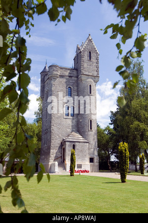 Ulster tower WW1 memorial a Thiepval sulla Somme, Francia. Foto Stock