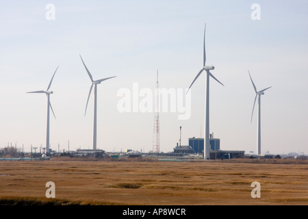 Wind Farm Atlantic City New Jersey USA Foto Stock