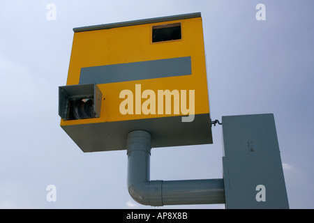 Imitation Gatso UK traffic speed camera used at shows for demonstration purposes Foto Stock