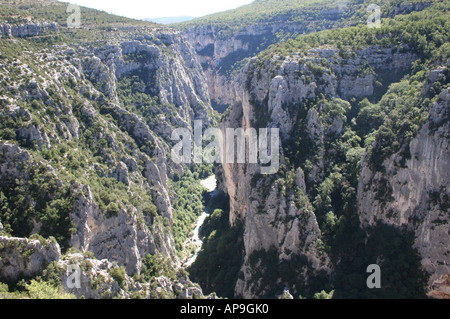 Scogliere di Gorge du Verdon Francia, settembre 2006 Foto Stock