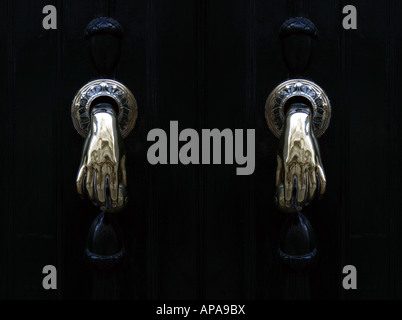 Maniglie simmetriche Foto Stock