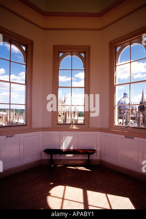 Il Sheldonian Cupola e Oxford Dreaming Spires Foto Stock