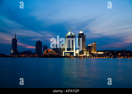 La città di Qingdao Foto Stock