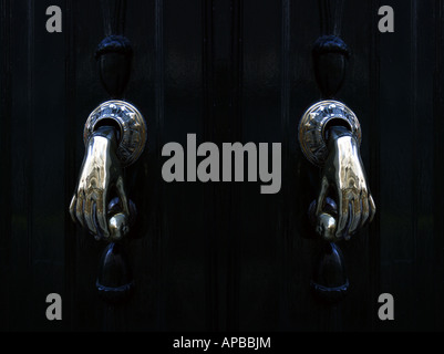 Maniglie simmetriche Foto Stock