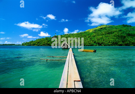 Huahine Polinesia francese Foto Stock