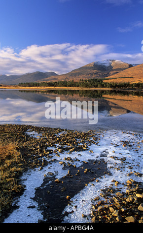 Loch Tulla, Rannoch Moor, Glencoe, Argyll, Scotland, Regno Unito Foto Stock