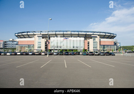 Gillette Stadium di Foxboro Massachusetts, home location per il New England Patriots e il New England Revolution Foto Stock