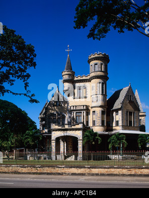 Il castello di Stollmeyers Porto di Spagna Trinidad Caraibi Foto Stock