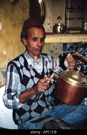 Metallurgo Fez Medina Marocco Africa del Nord Foto Stock