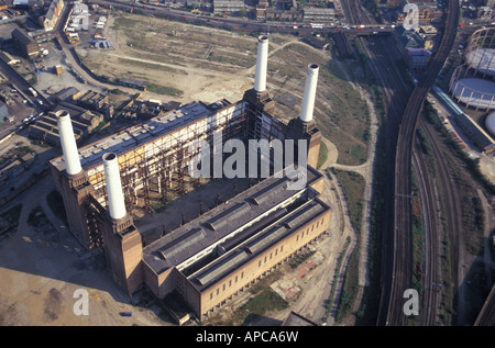 Vista aerea di Battersea Power Station Foto Stock