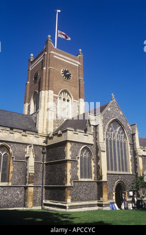 Tutti i Santi della Chiesa Parrocchiale di Kingston upon Thames, Surrey, England, Regno Unito Foto Stock