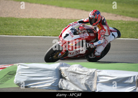 James Toseland su Xerox Ducati Superbike 2010 2005 Magny Cours. Foto Stock