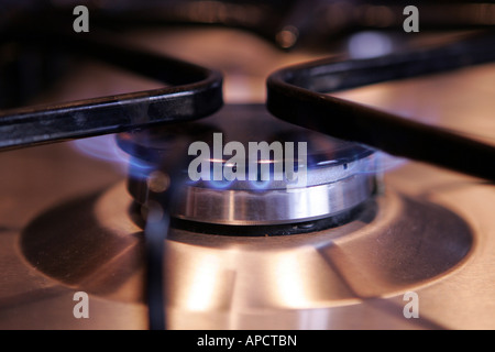 Bruciatore a gas di fiamma Foto Stock
