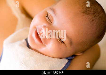 Baby dormendo dormendo Foto Stock