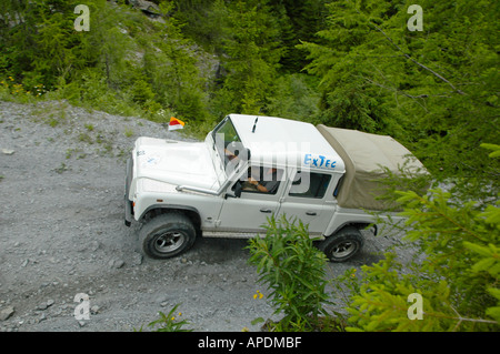 Land Rover Defender 130 TD5 Crew Cab Foto Stock