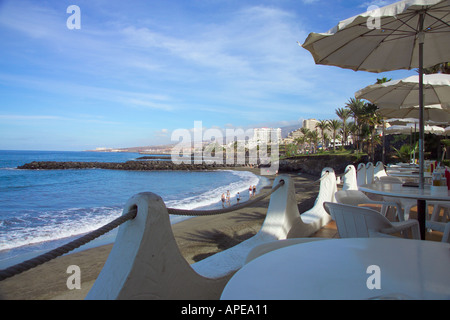 Spagna Isole Canarie Tenerife Playa de Las Americas Las Cuevitas Foto Stock
