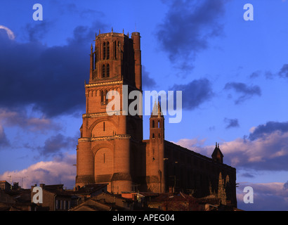 Albi Cattedrale di Ste Cecile Tarn Francia Foto Stock