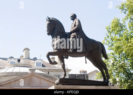 Statua di Earl Haig in Whitehall London GB UK Foto Stock