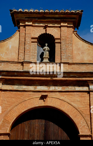 Spagna Andalusia Granada Alhambra Palace ex San Francisco monastero oggi il Parador Hotel cancello di ingresso Foto Stock
