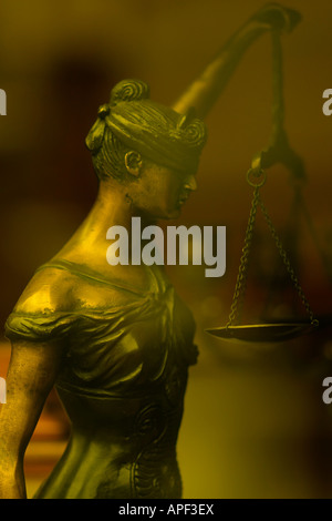 Statua di giustizia. Foto Stock