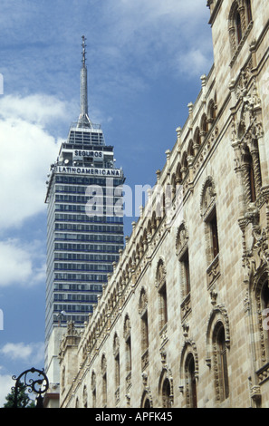 Torre Latinoamericana, Città del Messico. Foto Stock