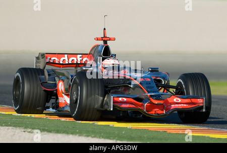 Heikki Kovalainen (FIN) in McLaren Mercedes MP4-23 Formula 1 racecar Foto Stock