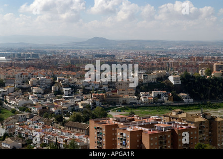 Guardando fuori su Granada dal quartiere Realejo , Spagna Foto Stock