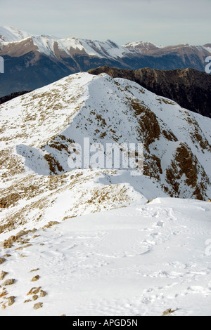 Vista dal Monte Tahtali 2365m Foto Stock