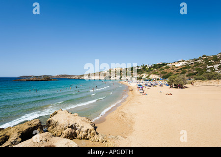 Spiaggia di Kalathas, penisola di Akrotiri, Chania, Creta, Grecia Foto Stock