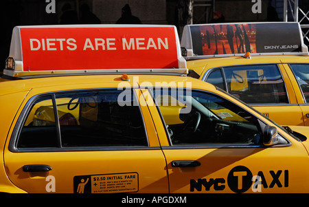 Taxi di New York Foto Stock