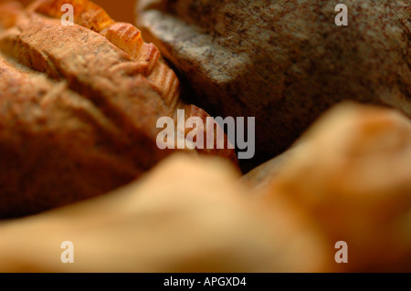 Dettaglio della pentola e utilizzato bustine di tè Foto Stock