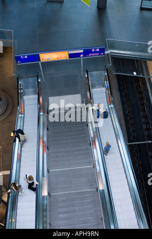 La nuova stazione centrale di Berlino Germania Foto Stock