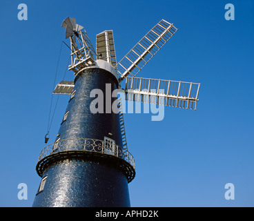 Commerciante Sibsey Windmill LIncolnshire Foto Stock