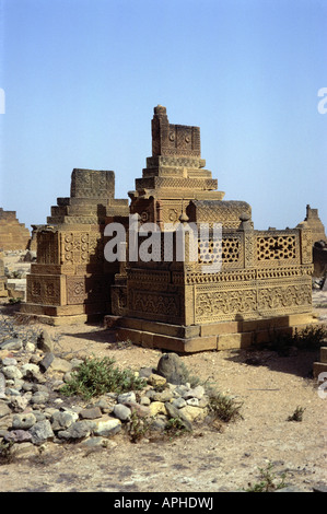 Geografia / viaggi, Pakistan, Chaukundi, terreno di sepoltura a Karachi, Foto Stock