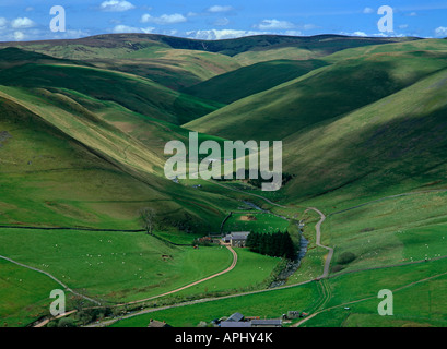 Coquetdale superiore vicino Shilmoor, parco nazionale di Northumberland, Northumberland Foto Stock