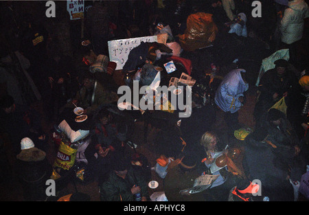 La Rivoluzione arancione, Maydan Nezaleznosty, Yuschenko, Ucraina, Ukrania, Kiev, Kyiv, 2004, Timoshenko, Yanukovich, democrazia Foto Stock