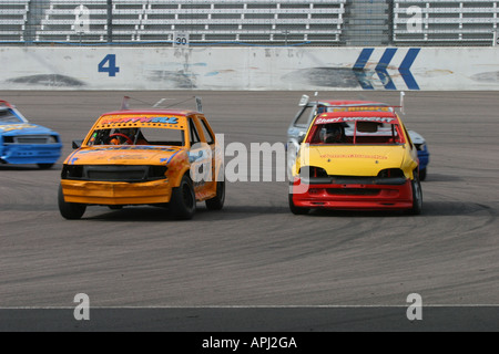 Aste di stock Racing Foto Stock