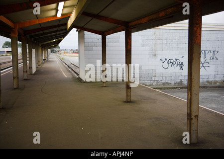 Palmerston North Stazione ferroviaria Nuova Zelanda Foto Stock