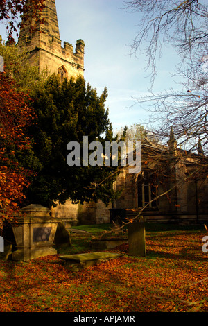 St Edmunds Chiesa Parrocchiale, Holme Pierrepont, Nottinghamshire, Regno Unito Foto Stock