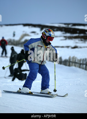 Glenshee Ski piste, Cairngorms National Park, Aberdeenshire, Scotland, Regno Unito, Europa Foto Stock