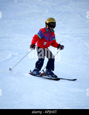 Glenshee Ski piste, Cairngorms National Park, Aberdeenshire, Scotland, Regno Unito, Europa Foto Stock