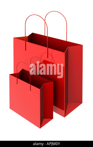 Carta shopping bag Foto Stock