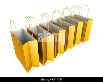 Carta shopping bag Foto Stock