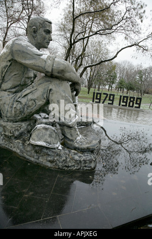 Afghan War Memorial, Shevchenko Park, Odessa, Ucraina. Foto Stock