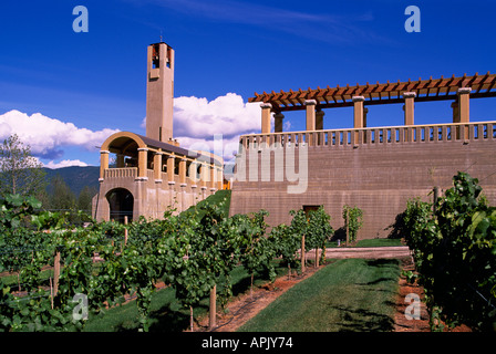 La missione della famiglia Hill cantina immobiliare, Westbank, West Kelowna, BC, Sud Okanagan Valley, British Columbia, Canada - Estate Foto Stock