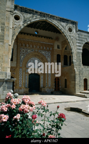 Il Palazzo di Beiteddine, costruito per l'Emiro Bechir el Chehabi II nel XIX secolo, Beiteddine, Libano. Foto Stock