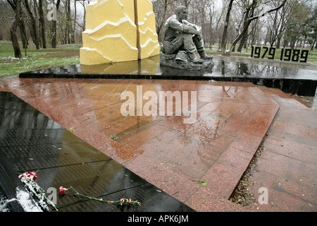 Afghan War Memorial, Shevchenko Park, Odessa, Ucraina. Foto Stock